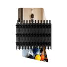 Kit 6 Suporte Organizador de Bonés De Parede Vertical Porta Bonés Moderno Em Decoração Quarto Closet Entrada -