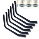 Kit 6 Suportes Aço Alta Resistência Fixo De Parede Bike Mangueira Moderno