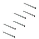 Kit 6 Suportes Tubo Redondo para Chumbar 60 cm Branco - NV456RDP
