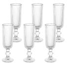Kit 6 Taça De Champanhe Espumante Luxo Versalhes Vidro 170ml