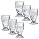 Kit 6 Taças Barroco de Vinho 190 ml Vidro