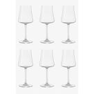 Kit 6 Taças de Cristal para Vinho Bohemia 360ml - XTRA NDI