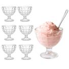Kit 6 Taças De Vidro Candice Grande Sorvetes Sobremesas Coquitéis 300ml Hauskraft