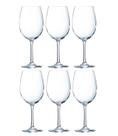 Kit 6 Taças de Vinho Cristal Arcoroc Chef Sommelier 580ml