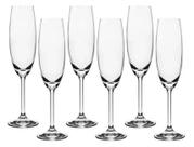 Kit 6 Taças para Champanhe Cristal 220ml Bohemia Anna