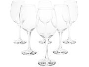 Kit 6 Taças Vidro Para Vinho/ Água 385Ml Nadir Figueiredo