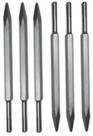 Kit 6 Talhadeiras e 6 Ponteiras Sds Plus 14 X 250 Mm P/ Marteletes BSH