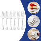 Kit 6 Talheres Inox Mesa Garfo, Faca ou Colher Cabo Reforçado Cozinha Lanchonete Resistente Uso Diário