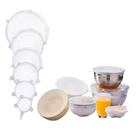 Kit 6 Tampas De Silicone Para Panelas Potes Forma Universal