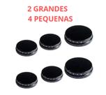 Kit 6 tampas espalhadores para Boca de Fogão Esmaltec Caribe, Bali, 4 pequenas /2 Grandes