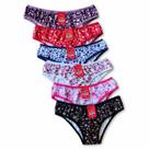 Kit 6 Tanga Calcinha Adulto Feminina de Cotton Algodão Estampado Famy Tamanho:G