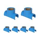 Kit 6 Tapa Furo Tee Soldável Rosca Metal 3/4 25mm Estrela Kit 6 Tapa Furo Tee Soldável Rosca Metal 3/4 25mm Estrela