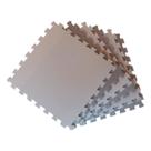 Kit 6 Tatame Tapete EVA Tons de Cinza 50x50x1cm 10mm