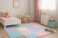 Kit 6 Tatames EVA 10mm 50x50x1cm CANDY COLOR
