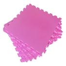 Kit 6 Tatames Tapetes EVA 50x50x1cm 10mm Rosa Pink