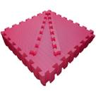 Kit 6 Tatames Tapetes EVA 50x50x2cm 20mm Vermelho