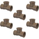 Kit 6 - Te Soldável 3/4 25mm Tigre Kit 6 - Te Soldável 3/4 25mm Tigre