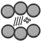 Kit 6 Telas Plásticas 5 Polegadas Grade Com Parafusos Arlem