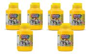 Kit 6 TEMPERA GUACHE - 250ml - AMARELO OURO - 02025505 Kit 6 TEMPERA GUACHE - 250ml - AMARELO OURO - 02025505