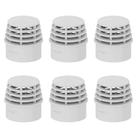 Kit 6 Terminal de Ventilacao 50mm Tigre Anti Mal Cheiro