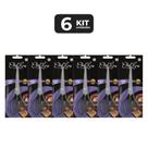 Kit 6 tesoura de corte multiuso de 8" em inox