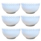 Kit 6 Tigela Bowl Cumbuca Sopa Sorvete 500ml - Porcelana