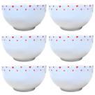 Kit 6 Tigela Bowl Cumbuca Sopa Sorvete 500ml - Porcelana
