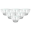 Kit 6 Tigela Bowl Grande De PS Cristal Multiuso 500ml