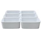 Kit 6 Tigelas / Cumbucas 280 ml - Pote Sobremesa - Sachês - Suflês - Porcelana Branca (2)