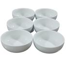Kit 6 Tigelas Mexicanas Cumbucas 350ml - Porcelana Branca de Alta Qualidade