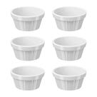Kit 6 Tigelas Ramekin Uno 30ml Branca Brinox