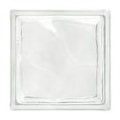 Kit 6 Tijolos de vidro transparente bloco 19x19x8