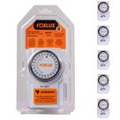 Kit 6 Timer Temporizador Programador Analógico Bivolt Foxlux Kit 6 Timer Temporizador Programador Analógico Bivolt Foxlux
