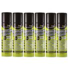 Kit 6 Tinta Borracha Líquida Preto Impermeabilizante 400ml Hm Rubber Spray