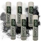 Kit 6 Tinta Spray Metálica Uso Geral Preto e Branco 400ml