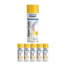 Kit 6 Tinta Spray Uso Geral Amarelo 350ml - Tekbond