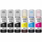 Kit 6 Tintas 544 Refil para Impressora T544 L3110 L3150 L51901 SENDO 3 Preto, 1 Magenta, 1 Amarelo, 1 Ciano