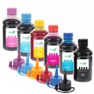 Kit 6 Tintas Compatíveis Epson T673 L800 L805 L850 L1800 t50 Tx720 Tx730 250ml Inova Ink