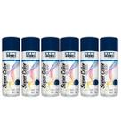 kit 6 Tintas Spray Azul Escuro 350ml - Tekbond