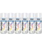 Kit 6 Tintas Spray Branco Fosco 350ml - Tekbond