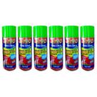 Kit 6 Tira Cola Spray Removedor Adesivo Etiqueta 400ml Silicone Pu