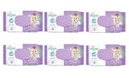 Kit 6 Toalha Umedecida Meu Bebê Soft 100 Un - Hygieline