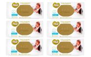Kit 6 Toalhinha Umedecida Com Tampa Love&Care 50 Unid - Mili