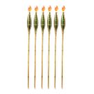 Kit 6 Tochas De Bambu Iluminação Decoração Tocha Luau