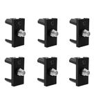 Kit 6 Tomadas Antena Tv - Conector F Pial Plus+ Preto 615030pt
