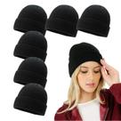 Kit 6 Touca Gorro Adulto Poliester Frio Inverno Unissex
