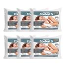 Kit 6 Travesseiros Faiber Flex Confort 5 Alto Antialérgico
