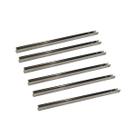 Kit 6 Trilhos Perfil Para Churrasqueira Inox 80cm Pantheon Inox