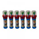 Kit 6 Tubetes Bolhaha Sabão Super Bubble com Jogo Basquete