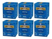 Kit 6 twinings of london sabor lady grey 20g - 10 saquinhos
